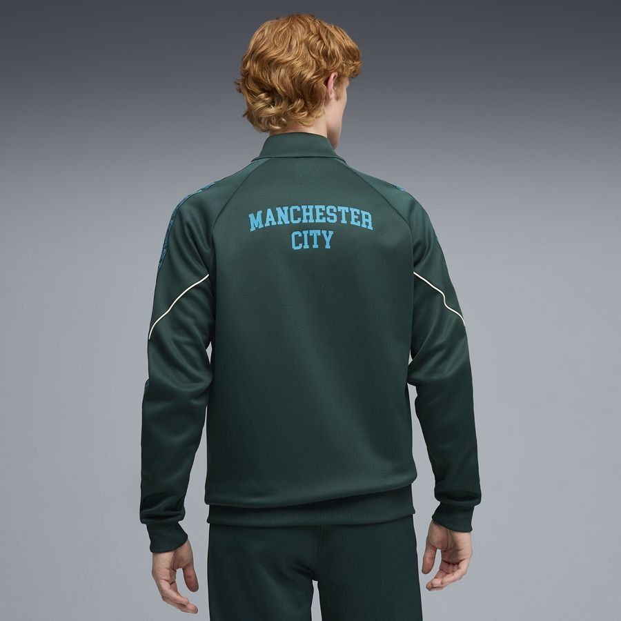 Manchester City Track Jacket King Anthem - Green Terrain/Tropical Blue - Men's-SoccerKits Hub | Buy Soccer Jerseys Online